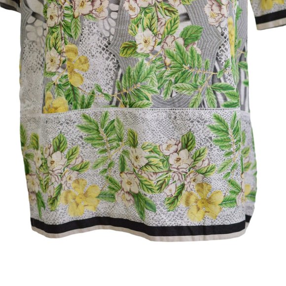 Kurta Tunic Dress Flower Embroidered Jewel Embellished Ethnic by Outfitters sz M - Picture 5 of 8